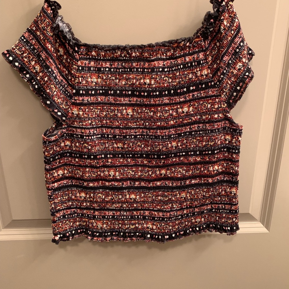 Off the shoulder crop top